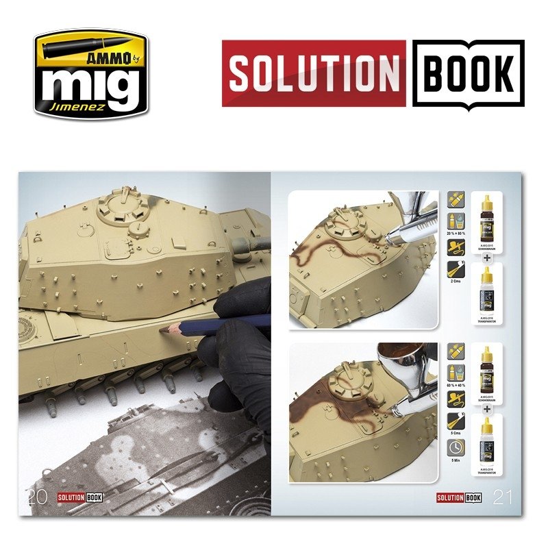 AMMO of Mig Jimenez 6503 SOLUTION BOOK. HOW TO PAINT WWII GERMAN LATE (Multilingual) – immagine 3