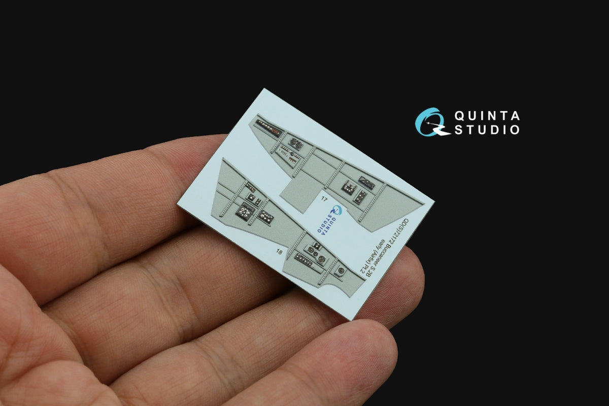 Quinta Studio QDS-72172 Blackburn Buccaneer S.2B Early Intérieur imprimé en 3D et coloré sur papier décalcomanie (Airfix) (petite version) 1/72 – image 4
