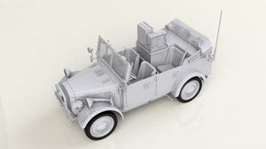 ICM 35583 le.gl.Einheitz-Pkw Kfz.2, voiture de communication radio légère allemande de la Seconde Guerre mondiale 1/35 – image 3