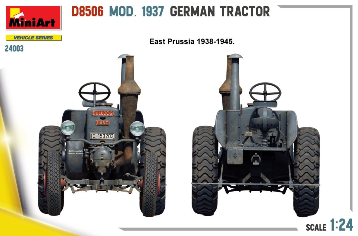 MiniArt 24003 TRACTEUR ALLEMAND D8506 MOD. 1937 1/24  – image 4