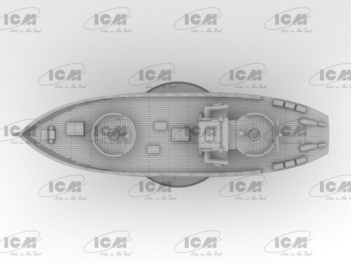 ICM S018 KFK Kriegsfischkutter WWII German multi-purpose boat 1/350 – imagen 9