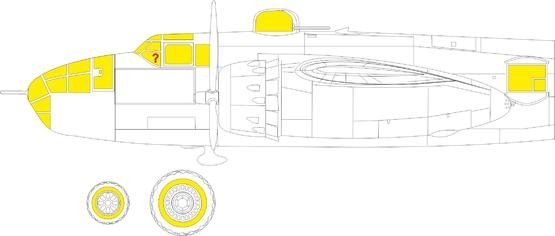 Eduard BIG49368 B-25J glazed nose HONG KONG MODELS 1/48 – imagen 6