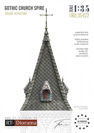 RT-Diorama 35422 Gothic Church Spire 1/35 – immagine 2