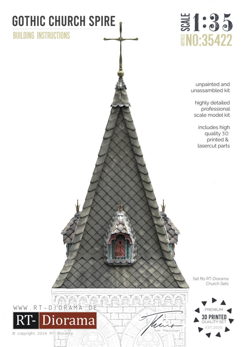 RT-Diorama 35422 Gothic Church Spire 1/35 – immagine 2