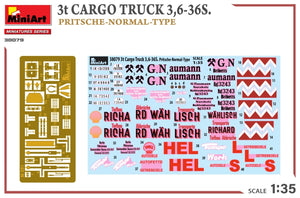 MiniArt 38079 3t CARGO TRUCK 3,6-36S. PRITSCHE-NORMAL-TYPE 1/35 – Bild 9