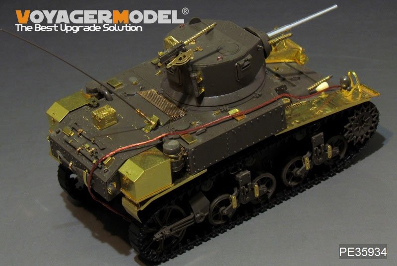 Voyager Model PE35934 WWII US M3 Stuart light tank basic For TAMIYA 35360 1/35 – imagen 4
