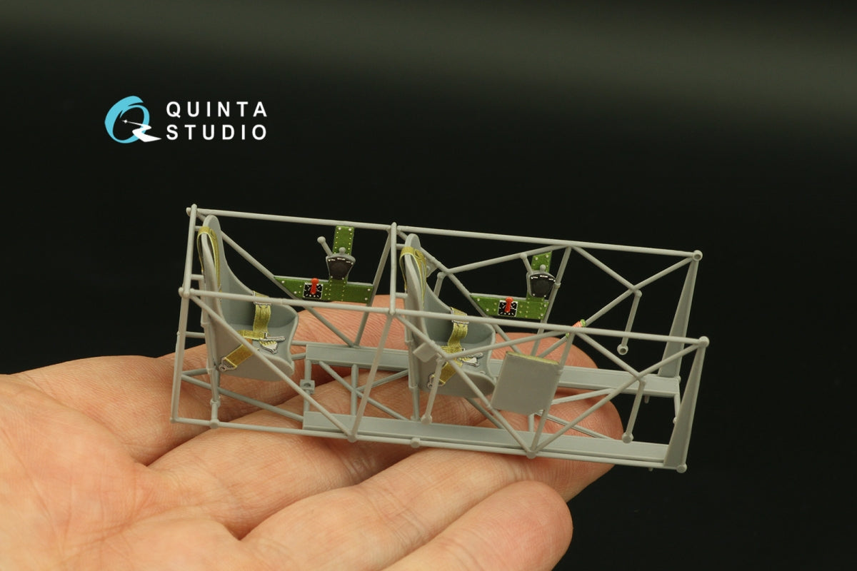 Quinta Studio QD32152 PT-13/N2S-2/5 Kaydet 3D-Printed &amp;amp; coloured Interior on decal paper (ICM) 1/32 – immagine 7
