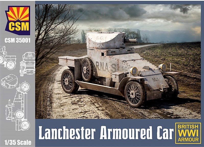 Copper State Models 35001 Voiture blindée Lanchester (1/35)