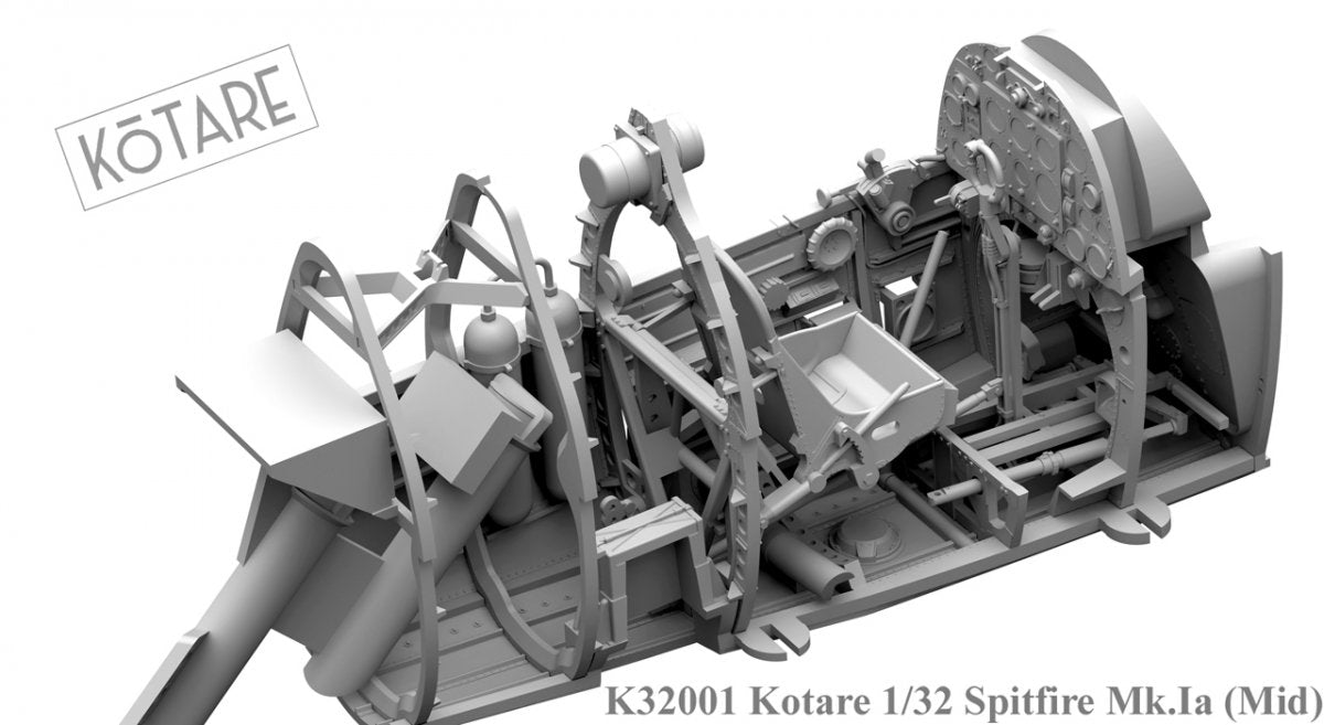 Kotare K32001 Spitfire Mk.Ia Mid. 1/32 – zdjęcie 5