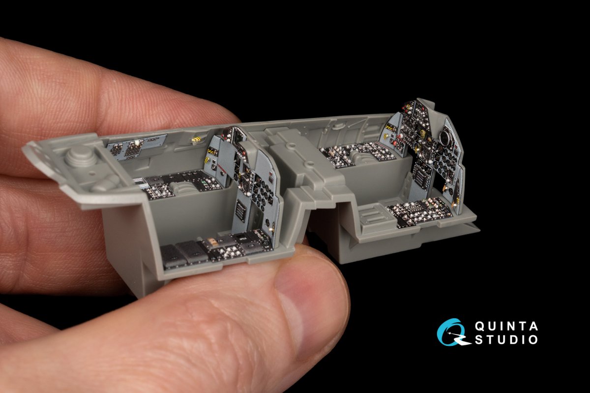 Intérieur imprimé en 3D et coloré pour le F-15B de Quinta Studio QD48213 (GWH) à l&amp;#39;échelle 1/48 – image 2