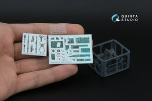 Quinta Studio QD+48578 MiG-21MF Fishbed-J (Gorkiy plant) 3D-Printed &amp;amp; coloured Interior on decal paper (Eduard) (with 3D-printed resin parts) 1/48 – zdjęcie 13