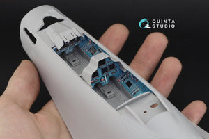 Quinta Studio QDS-32095 Su-30SM 3D-Printed &amp;amp; coloured Interior on decal paper (conversion for Trumpeter Su-30MKK) (Small version) 1/32 – imagen 5