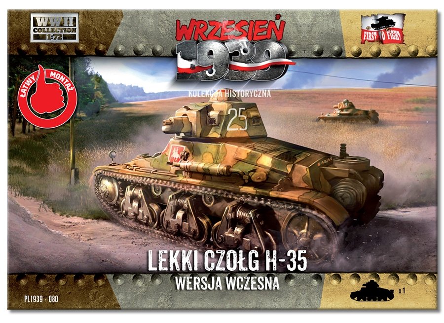 First to Fight PL080 lekki czołg H-35 1/72 – imagen 2