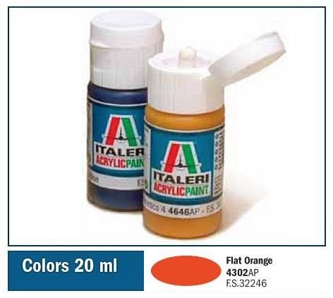 Italeri 4302AP FLAT ORANGE 20ml