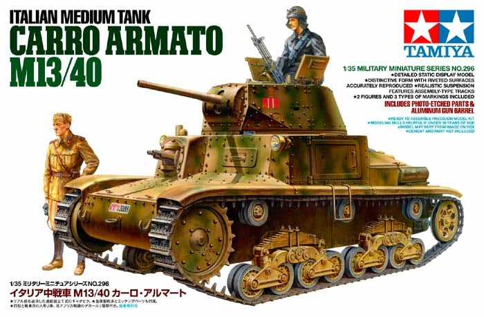 Tamiya 35296 Italian Medium Tank Carro Armato M13/40 1/35 – imagen 2