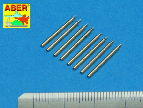 Aber A48 109 Ensemble de 8 canons Browning M2 US de calibre .50 (12,7 mm) tournés pour P-47 Thunderbolt (1/48) – image 4