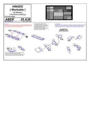 Aber 35A039 Zawiasy (wybór II) 1/35 – immagine 4