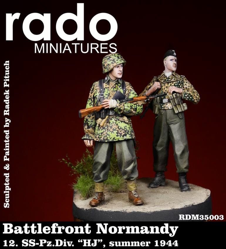RADO Miniatures RDM35003 Battlefront Normandy 12. SS Pz.Div. "HJ" summer 1944 (two figures) 1/35