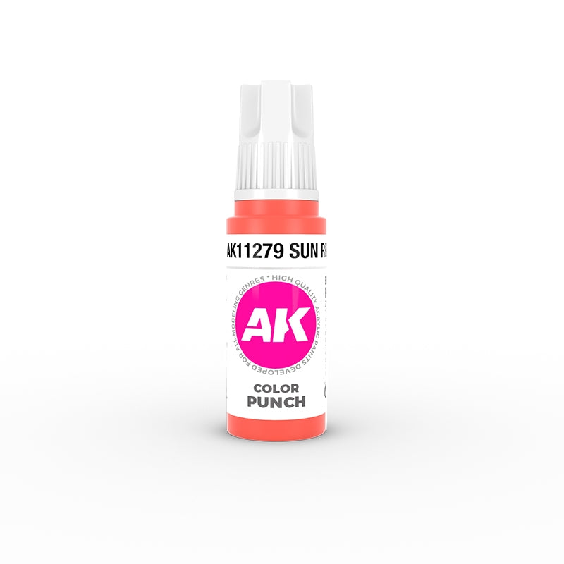 AK Interactive AK11279 SUN RED – COLOR PUNCH 17ml – Bild 2