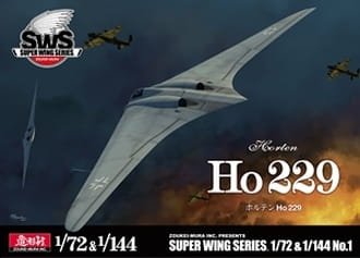 Zoukei-Mura SWS7201 Ho 229 Horten 1/72 &amp; 1/144