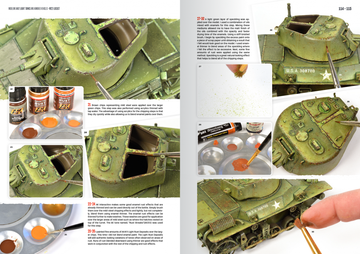AK Interactive AK130020 MODELING WW2 LIGHT TANKS AND ARMORED VEHICLES (EN) – Bild 5