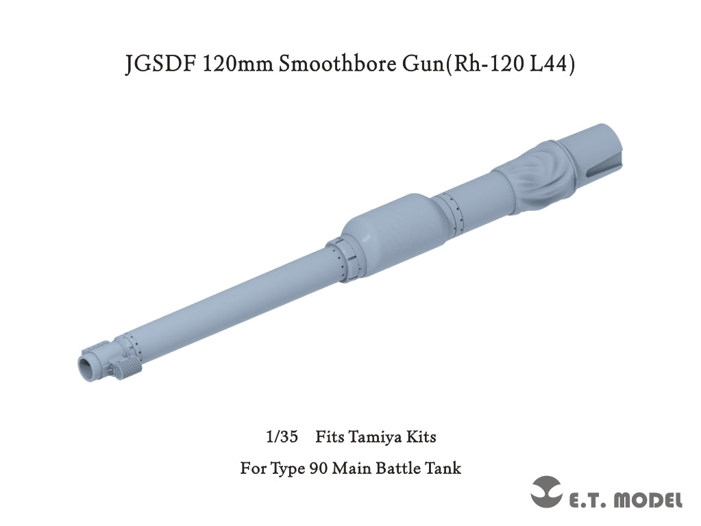Maquette ET P35-364 JGSDF Type90 MBT Canon à âme lisse de 120 mm (Rh-120 L44) 1/35