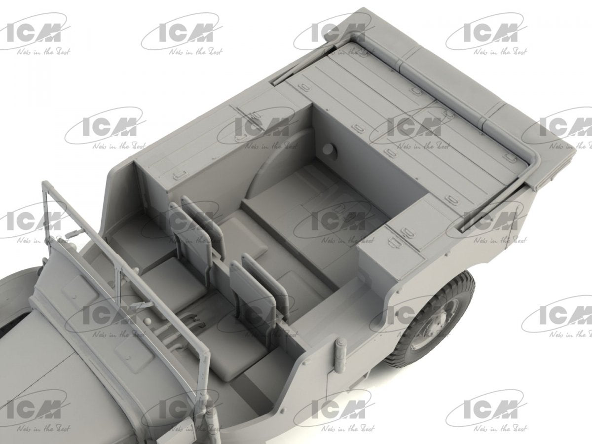 ICM 35573 Laffly (f) Type V15T Véhicule militaire allemand de la Seconde Guerre mondiale 1/35 – image 4