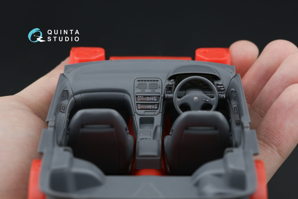 Quinta Studio QD24020 Nissan Fairlady 300ZX Z32 3D-Printed coloured Interior on decal paper (Hasegawa) 1/24 – imagen 15