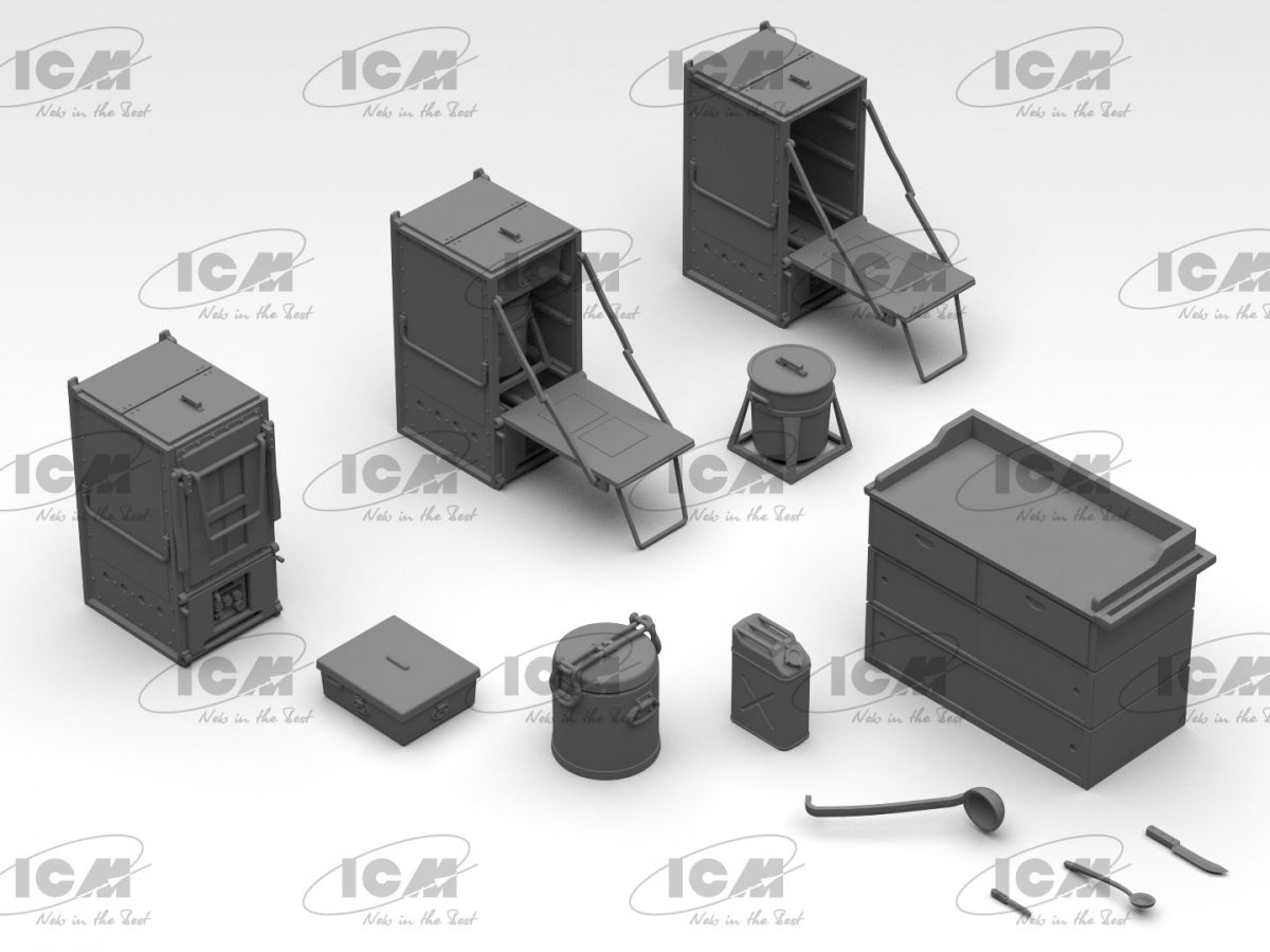 ICM 35587 WWII US Army Kitchen Truck 1/35 – imagen 7
