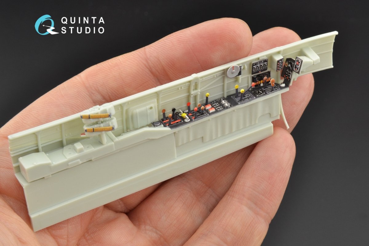 Quinta Studio QD32084 Ju 88A-1 3D-Printed &amp;amp; coloured Interior on decal paper ( Revell ) 1/32 – Bild 8