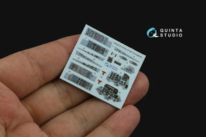 Quinta Studio QD+72178 Su-27UB 3D-Printed &amp;amp; coloured Interior on decal paper (Trumpeter) (with 3D-printed resin part) 1/72 – Bild 5
