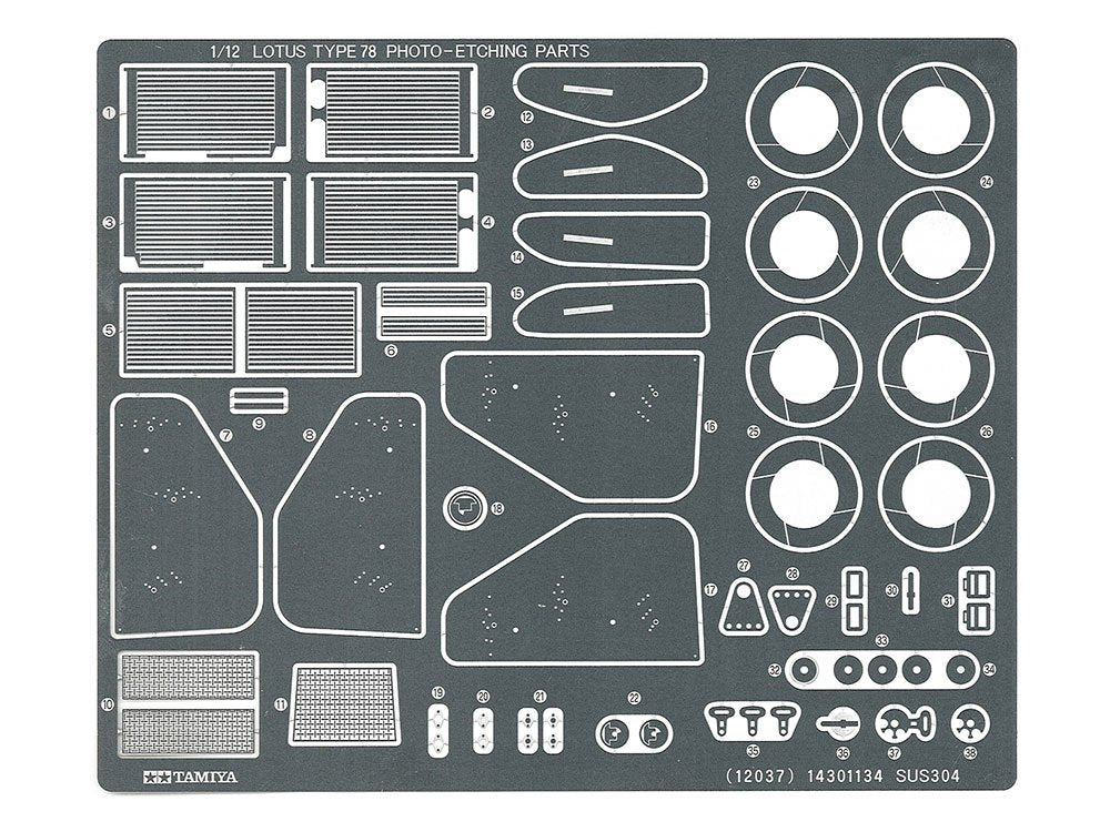Tamiya 12037 Lotus type 78 (w/Photo Etched Parts) 1/12 – Bild 8