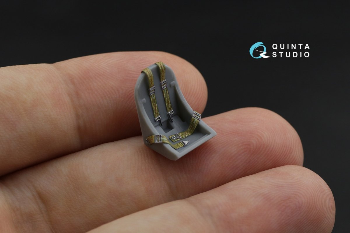 Intérieur imprimé en 3D et coloré sur papier décalcomanie pour F4U-1 Corsair (Hobby Boss) Quinta Studio QD48126 (Cage à oiseaux) 1/48 – image 4