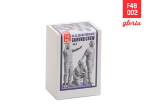 Gloria F48002 Ground Crew US Air Force vol.2 3D Printed Figures x 3 1/48 – imagen 2