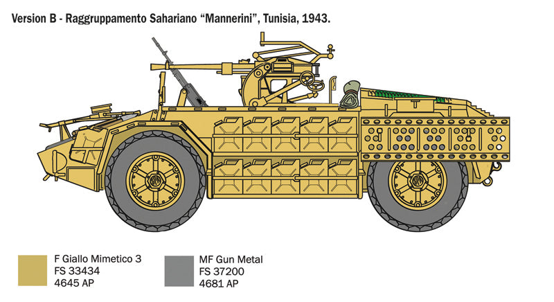 Italeri 6530 AS.42 SAHARIANA 1/35 – immagine 4