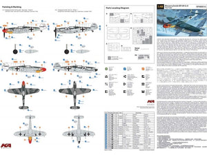 KA Models KP-48001A Messerschmitt Bf109 G-6 Red Tulip ( ex Fujimi )1/48 – imagen 11