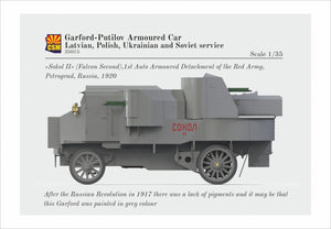 Copper State Models 35015 Garford-Putilov Armoured Car, Latvian, Polish, Ukrainian, Soviet Service 1/35 – imagen 14