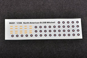 Trumpeter 06201 North American B-25B Mitchell (10pcs.) 1/350 – immagine 4