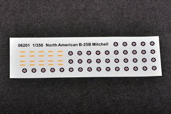 Trumpeter 06201 North American B-25B Mitchell (10pcs.) 1/350 – immagine 4