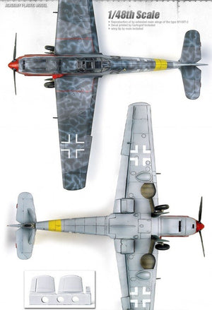 Academy 12225 MESSERSCHMITT Bf109T-2 1/48 – Bild 4