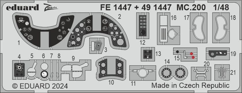 Eduard 491447 MC.200 ITALERI 1/48 – image 2
