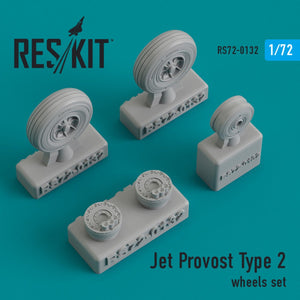 RESKIT RS72-0132 JET PROVOST TYPE 2 JEU DE ROUES (LESTÉ) 1/72