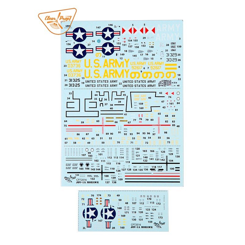 Clear Prop! CP72016 OV-1A / JOV-1A Mohawk ADVANCED KIT 1/72 – zdjęcie 3