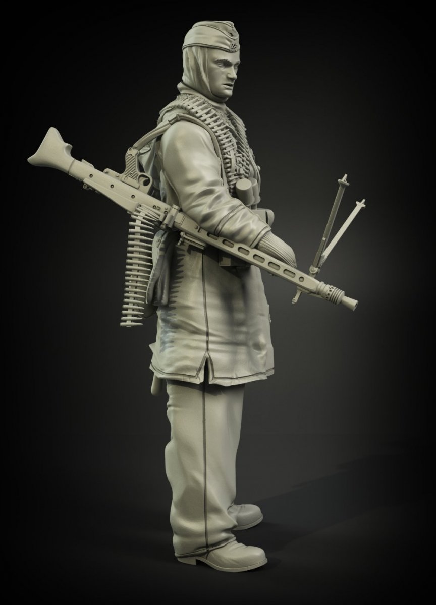 Panzer Art FI35-063 Waffen-SS Anorakanzug MG-42 gunner 1/35 – Bild 2
