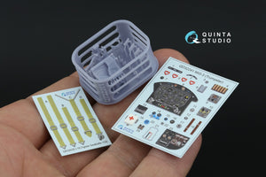 Quinta Studio QD+32241 MiG-3 3D-Printed &amp;amp; coloured Interior on decal paper (Trumpeter) (with 3D-printed resin parts) 1/32 – imagen 2
