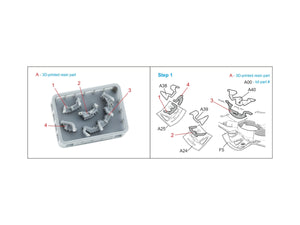 Quinta Studio QT48039 I-16 type 5, Exhaust pipes (Zvezda) 1/48 – imagen 2