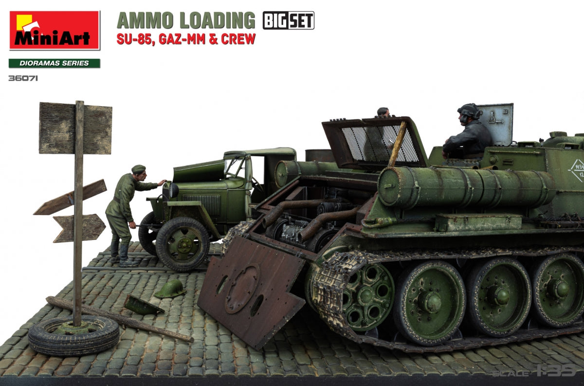 Miniart 36071 AMMO LOADING. SU-85, GAZ-MM and CREW. BIG SET 1/35 – imagen 7