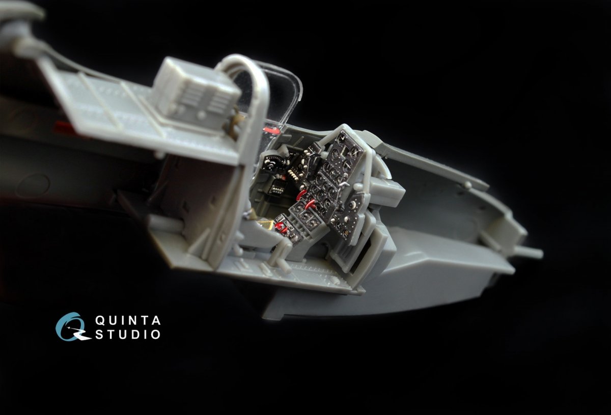 Quinta Studio QD48034 P-39Q/N 3D-Printed &amp;amp; coloured Interior on decal paper (for Hasegawa kit) 1/48 – imagen 5