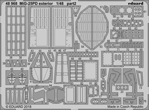 Eduard 48968 MiG-25PD exterior ICM 1/48