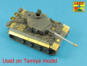 Aber 48L-06 German 88mm KwK 36 L/56 Tiger I Early Barrel (For AFV Club / Tamiya) 1/48 – immagine 7